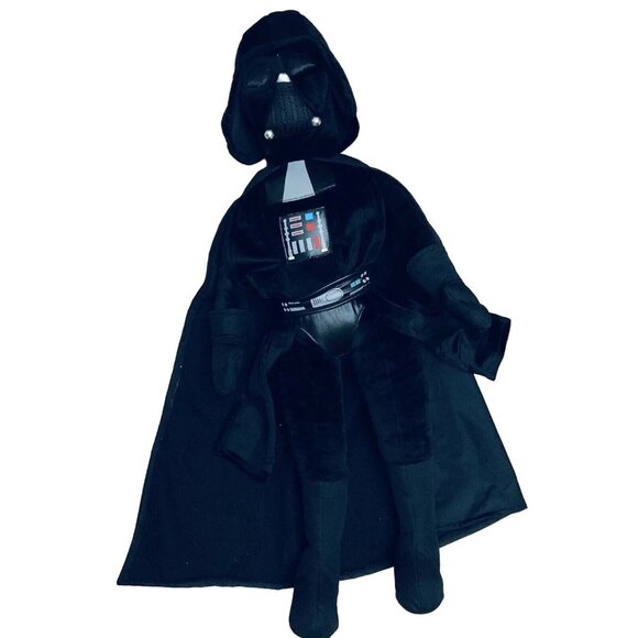 Darth Vader Plush Doll In Black Cape With Masked Helmet - Picture 5 of 5